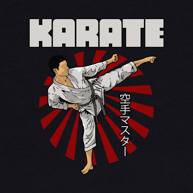 Karate Fighter by Foxxy Merch